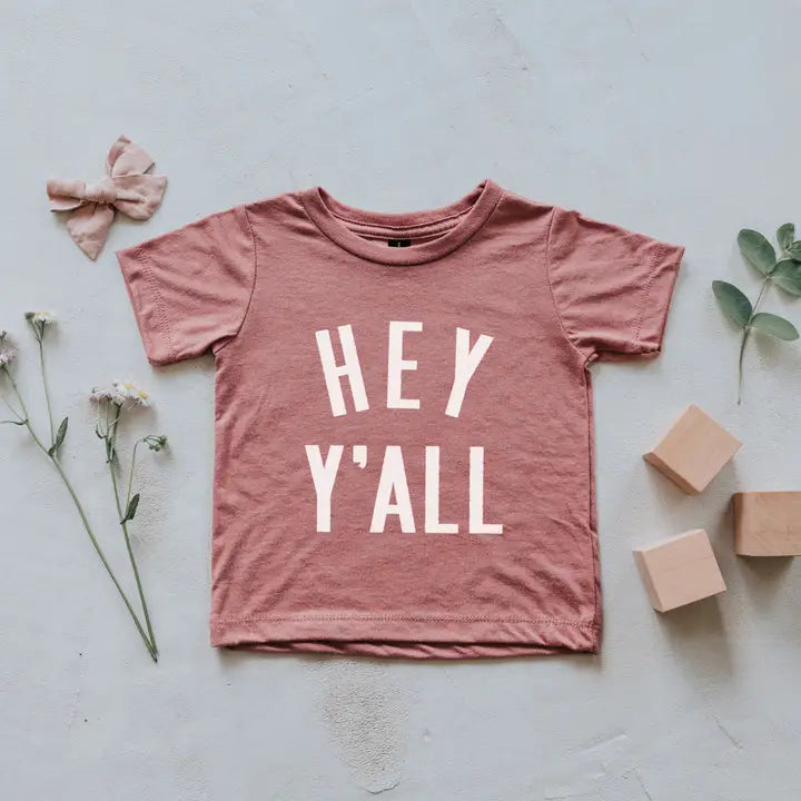 Hey Y'all Kids Tee