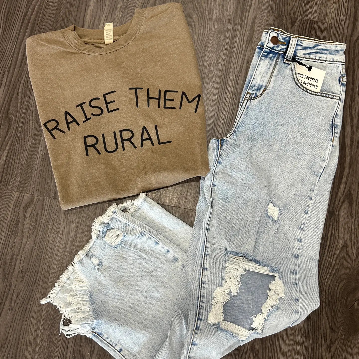 Raise Them Rural Women Graphic Tee