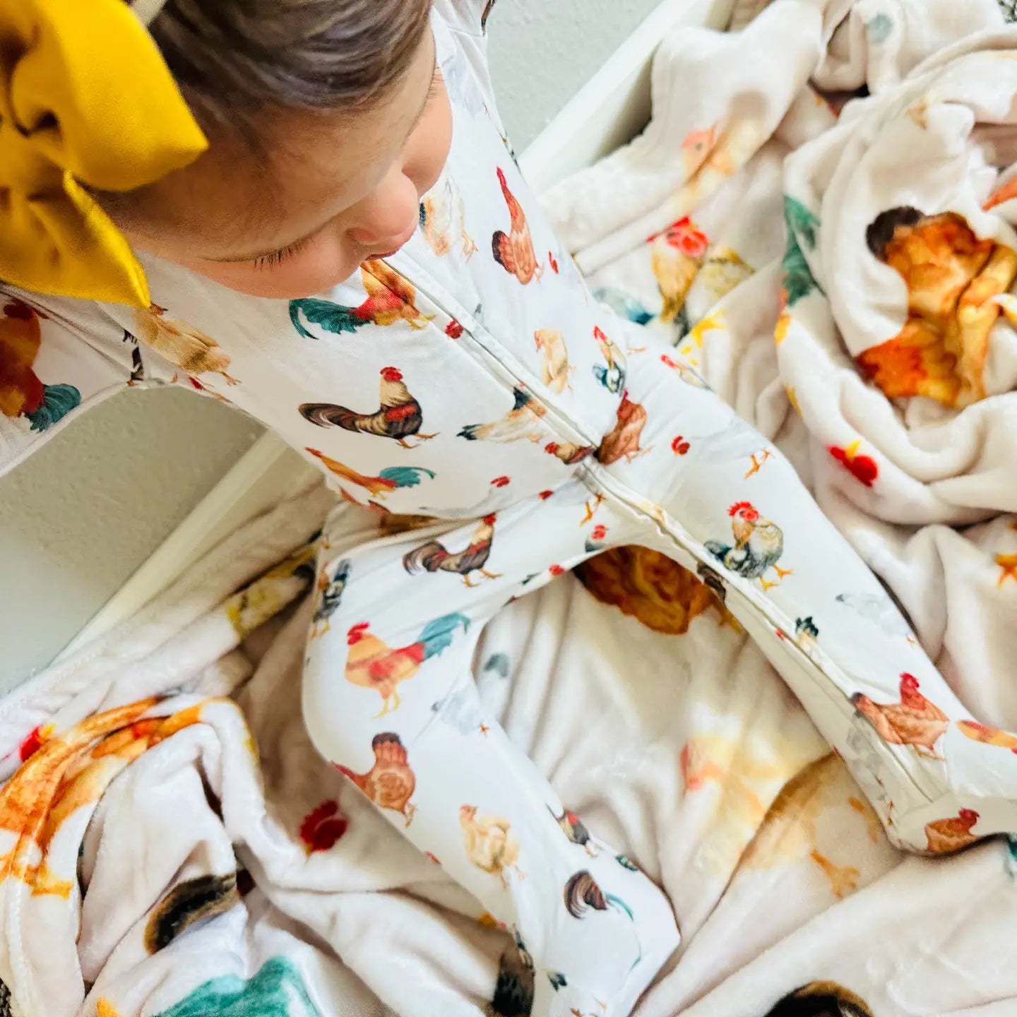 Bamboo Afc Chicken Baby Pajamas