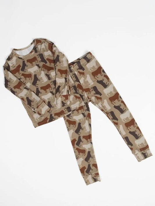 Cow Camo™ Toddler Bamboo Pajama Set