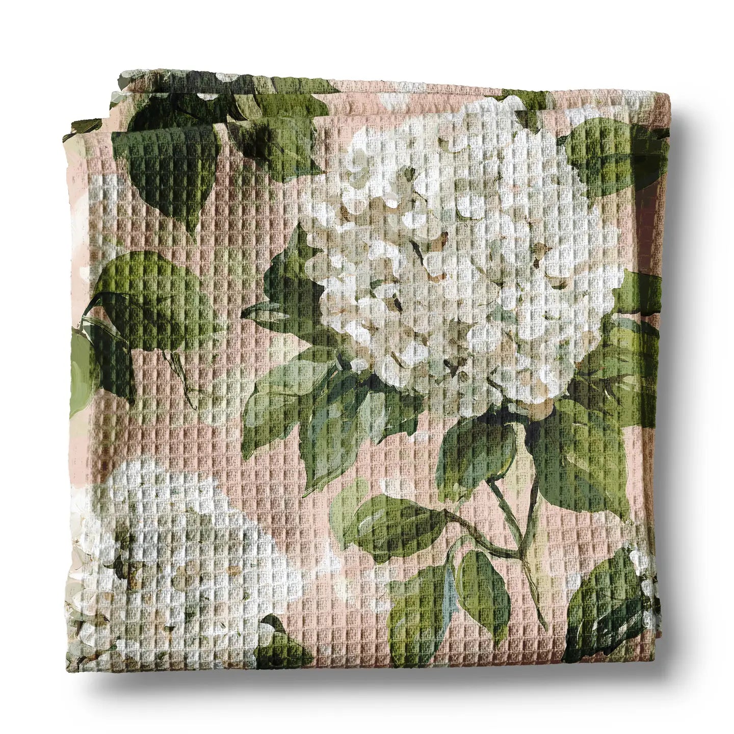 Hydrangea Kitchen Waffle Towel