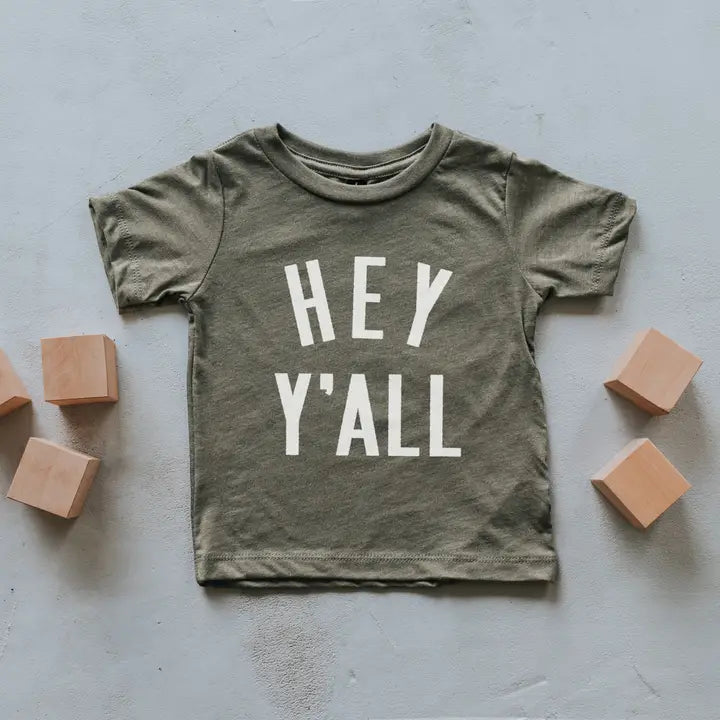 Hey Y'all Kids Tee