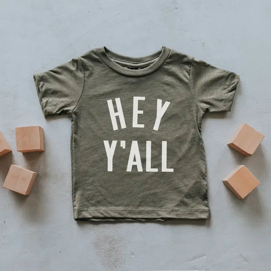 Hey Y'all Kids Tee