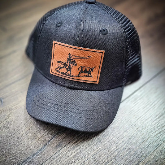 Roper Kids Flat Brim Snapback Hat