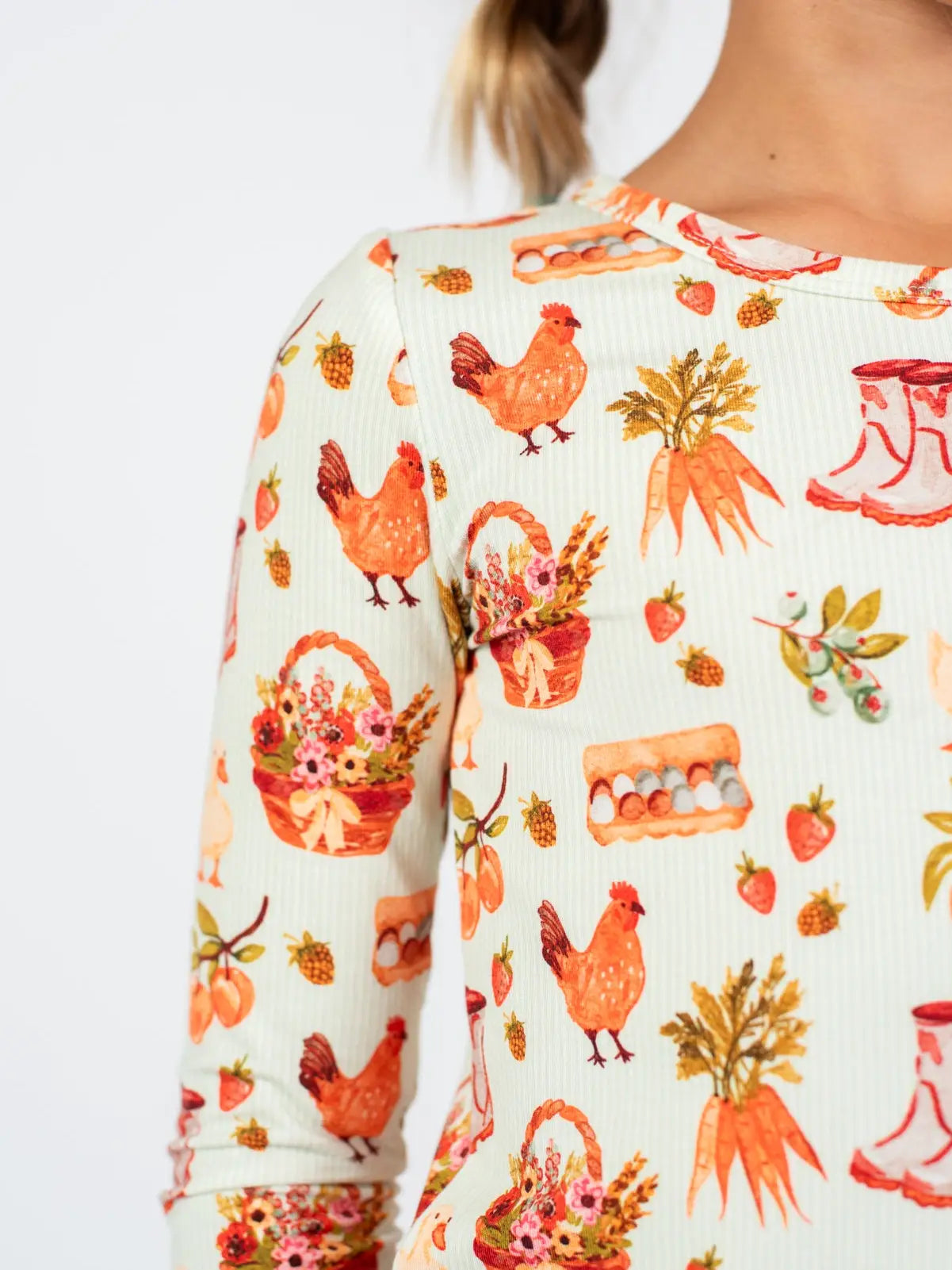 Farmer's Market Toddler/Youth Bamboo Pajama Set