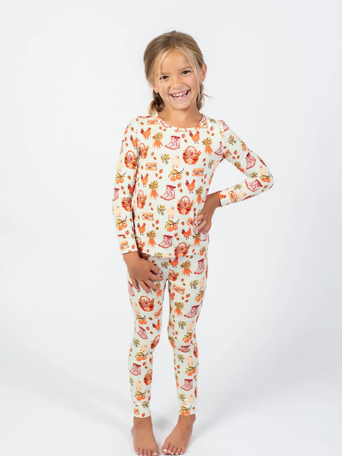 Farmer's Market Toddler/Youth Bamboo Pajama Set