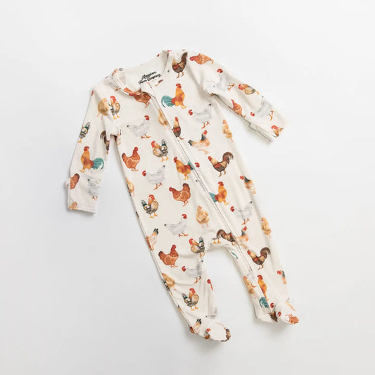 Bamboo Afc Chicken Baby Pajamas