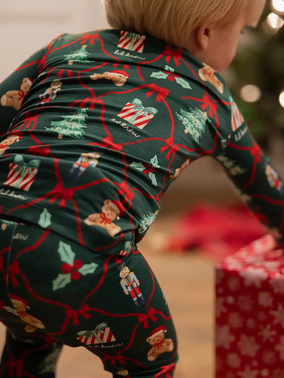 Bear-Y Christmas Two Piece Bamboo Pajamas