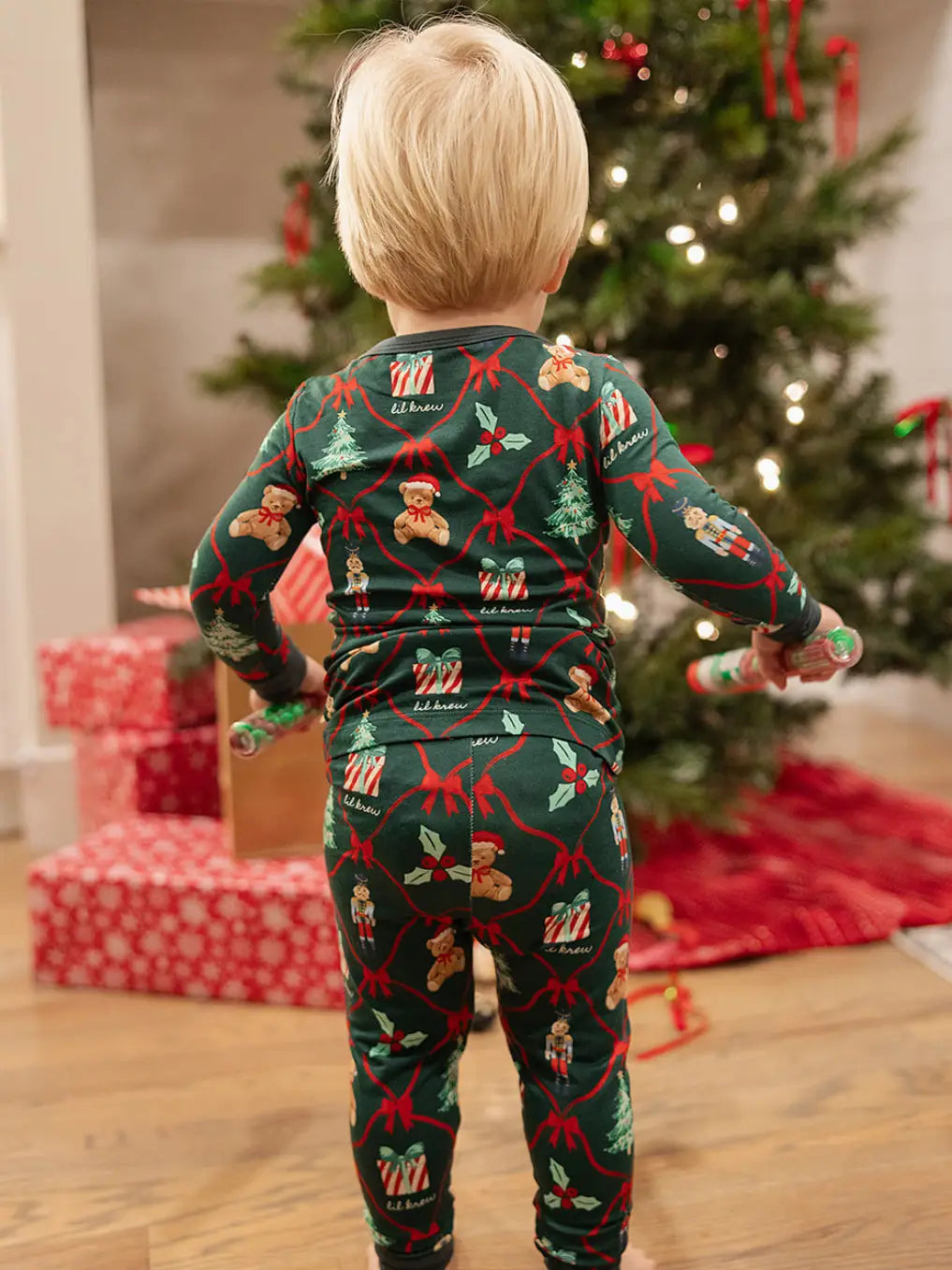Bear-Y Christmas Two Piece Bamboo Pajamas