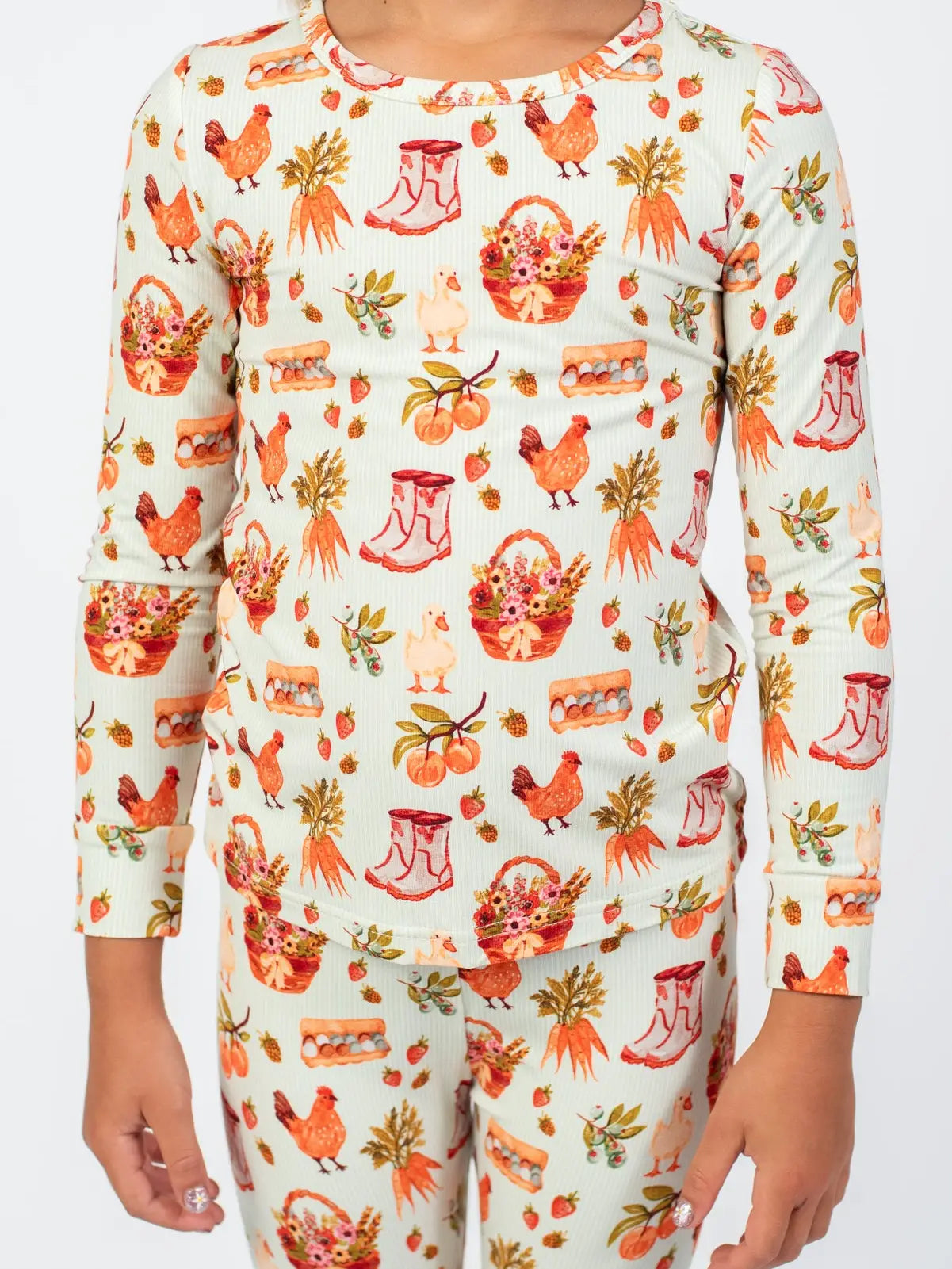 Farmer's Market Toddler/Youth Bamboo Pajama Set