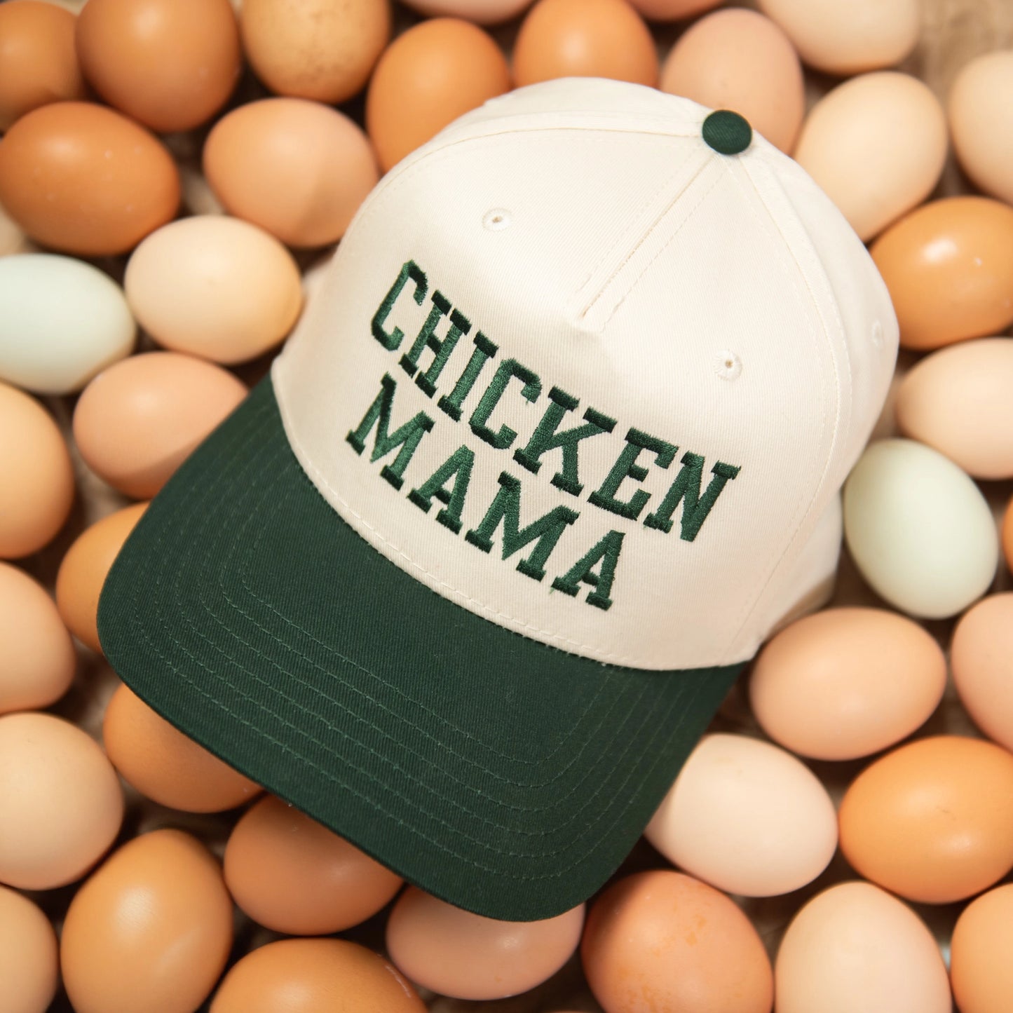 Western 'chicken Mama' Women's Embroidered Trucker Hat