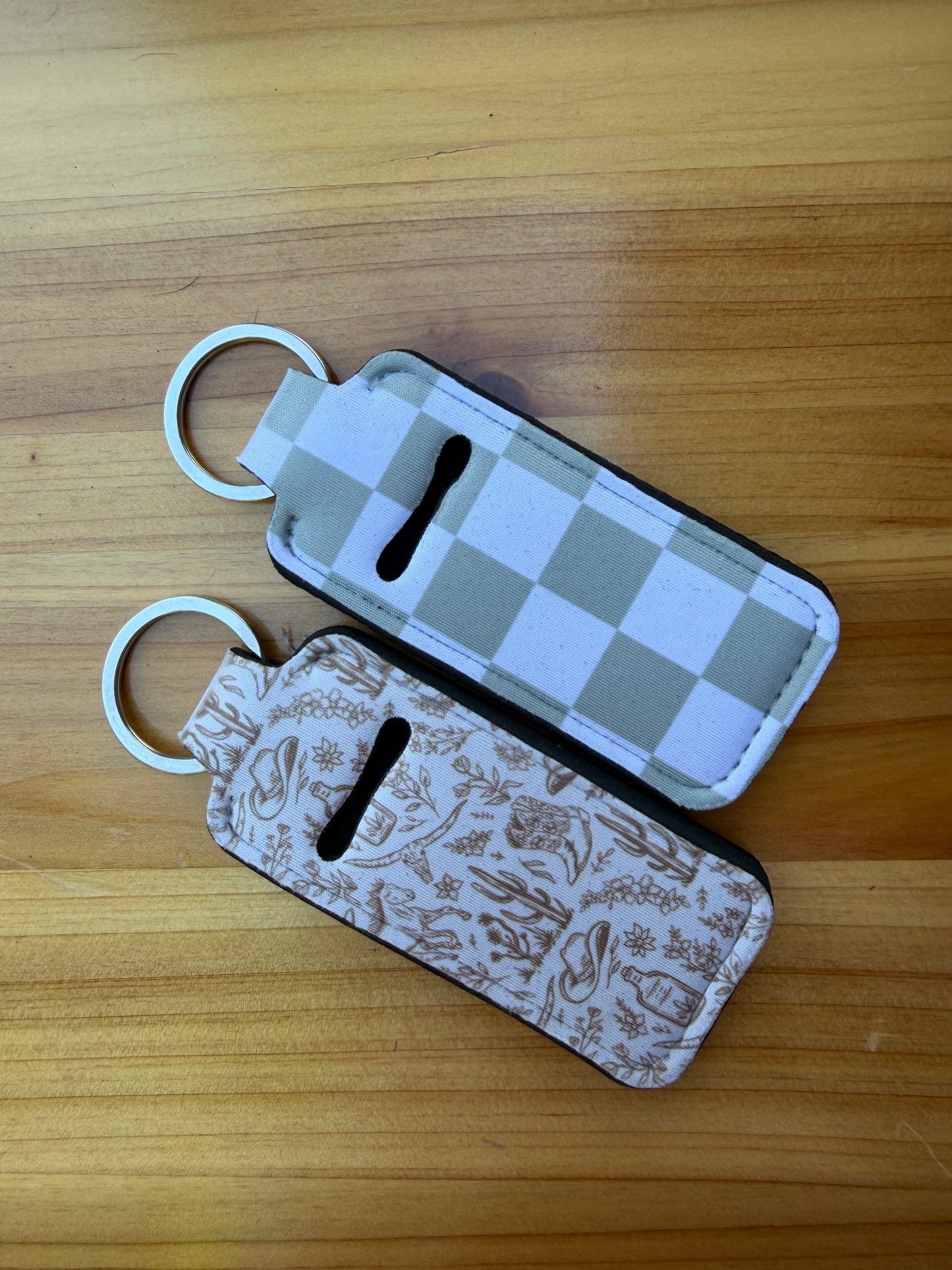Chapstick Holder Keychain
