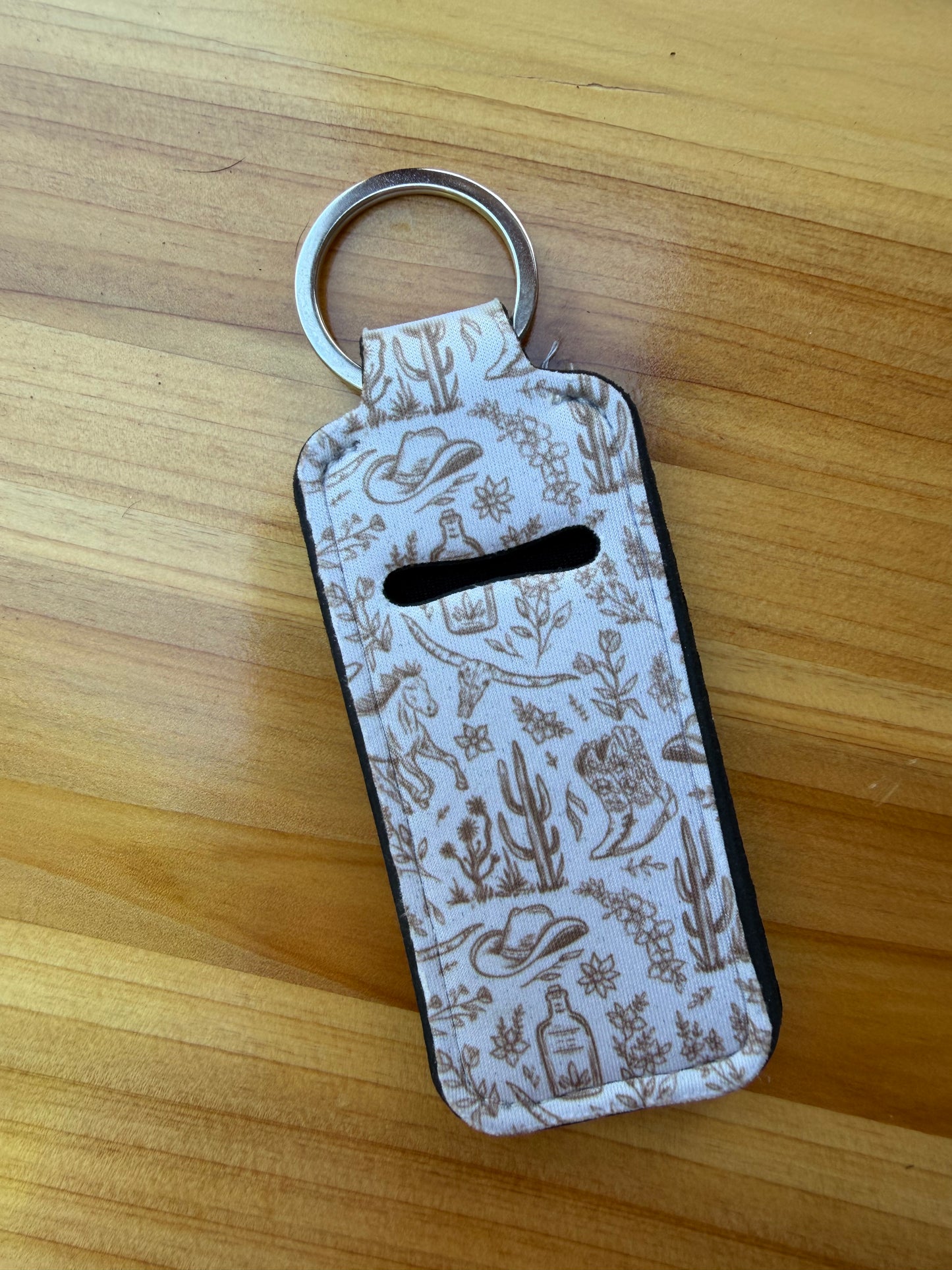 Chapstick Holder Keychain