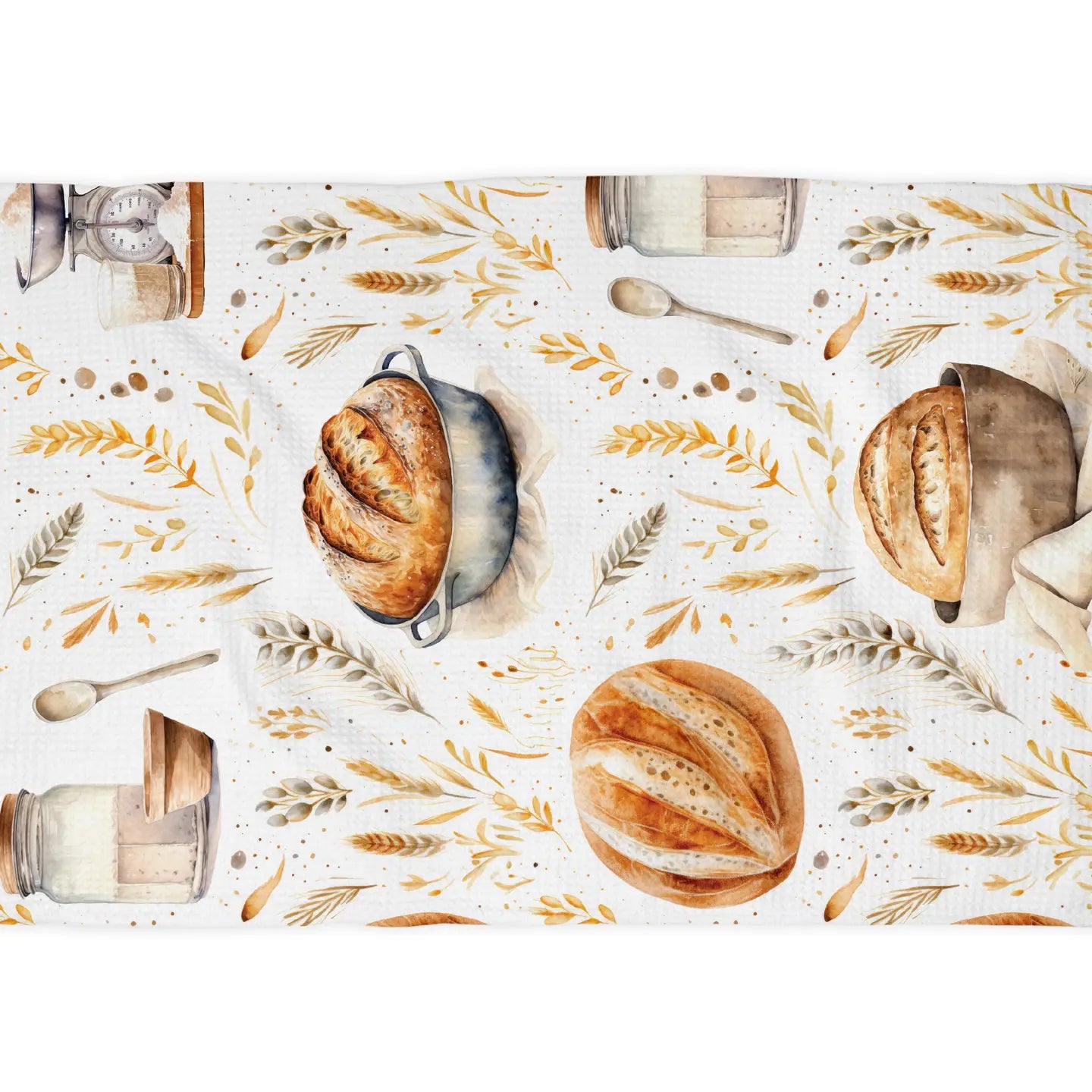 Sourdough Homestead Kitchen Waffle Towel