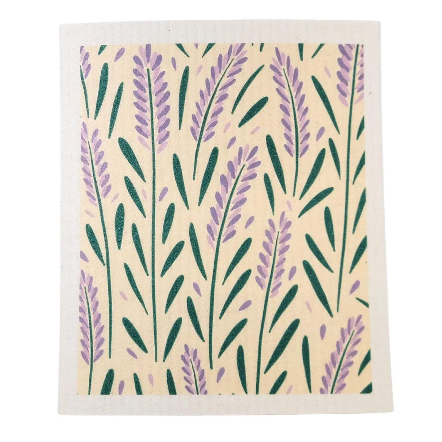 Lavender Patterned Swedish Dish Cloth