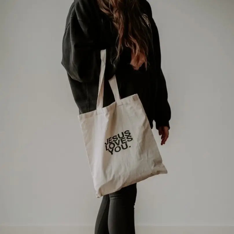 Jesus Loves You Tote Bag