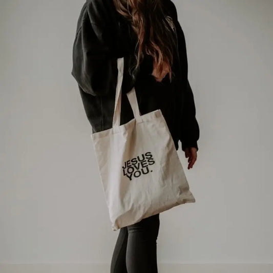 Jesus Loves You Tote Bag