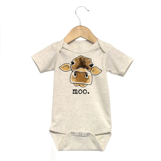 Moo Cow Farm Country Western Newborn Boutique Baby Clothing